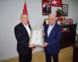 Başkanla Fotoğraflar